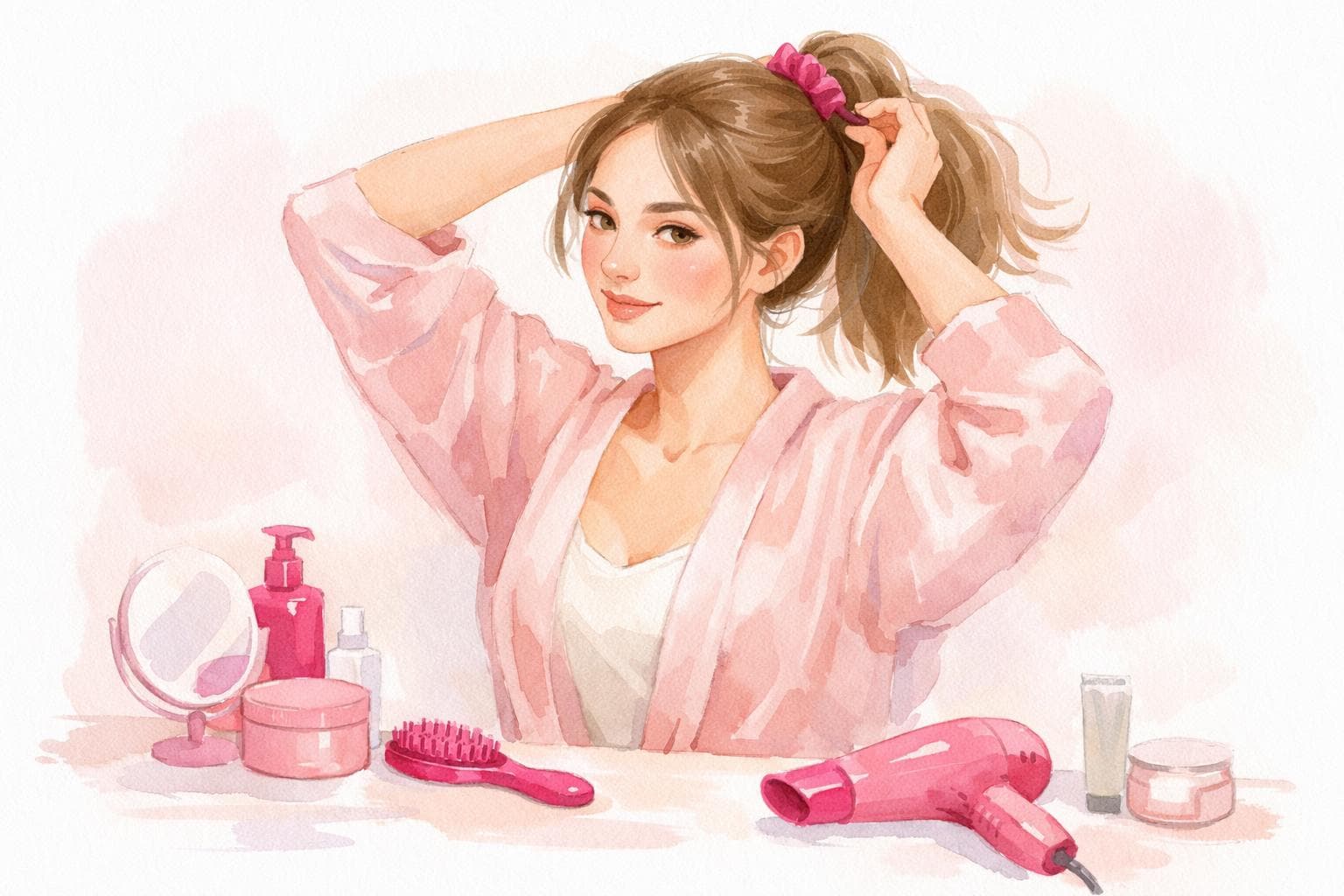 Hair routine that fits in 8 minutes