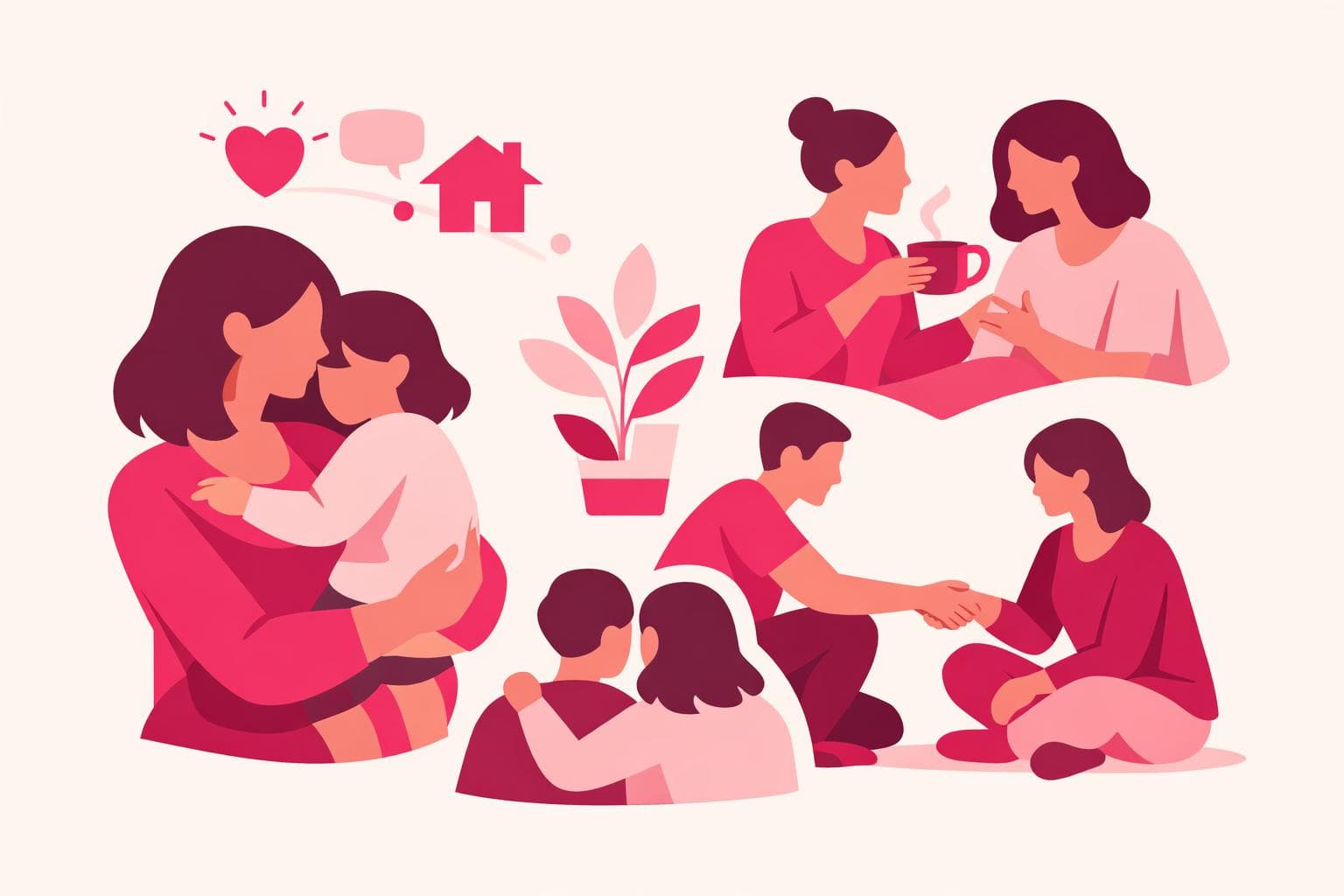 How to build a support system without family nearby