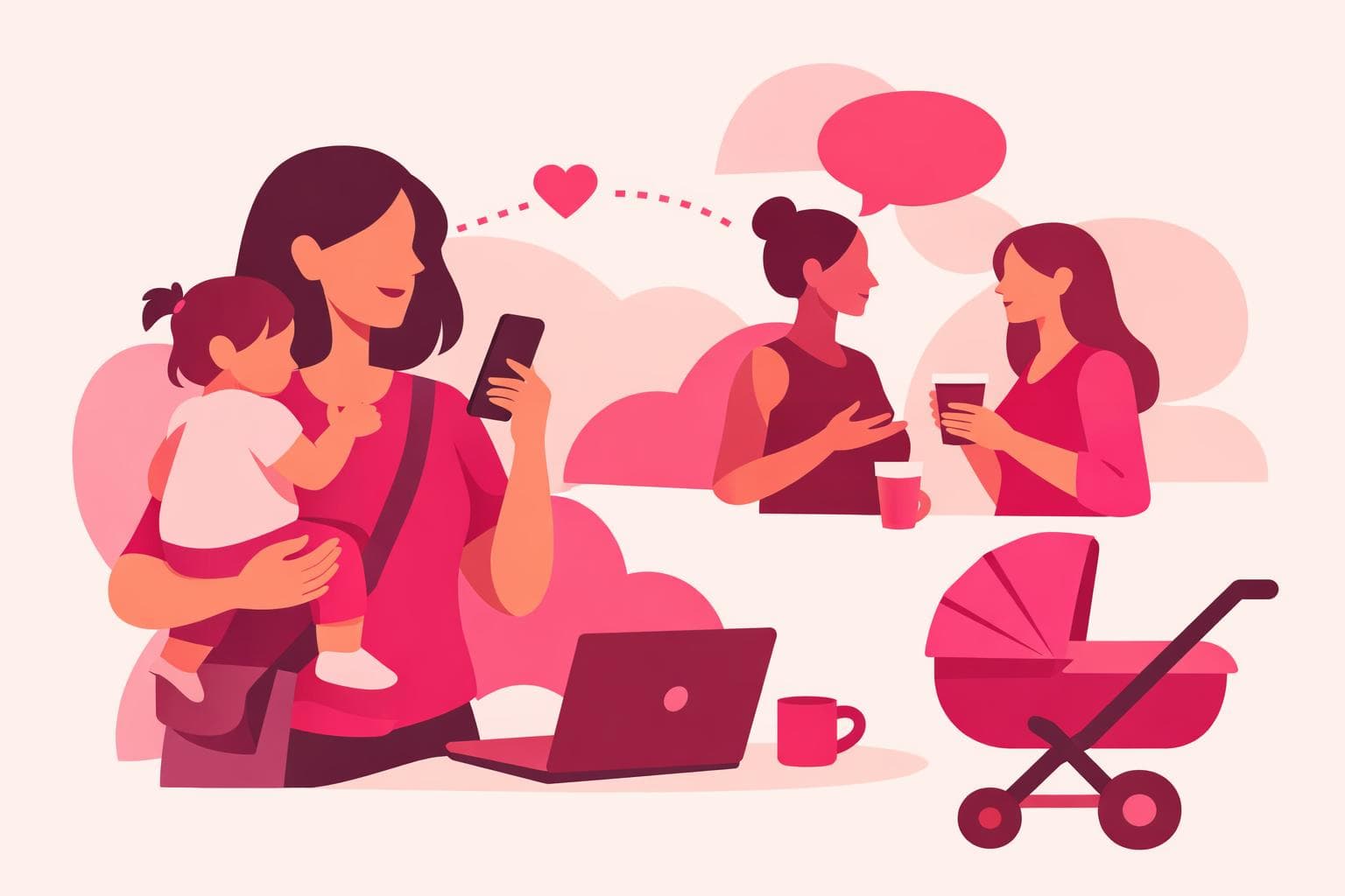 How to network as a mom when you have no time