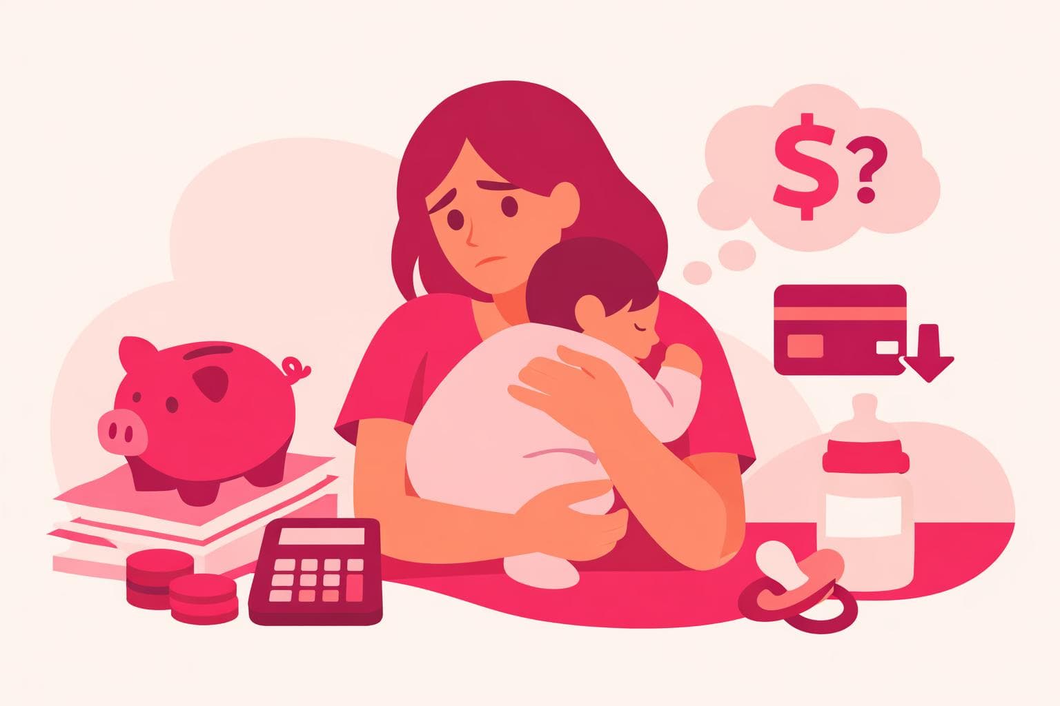The financial stress of motherhood nobody talks about