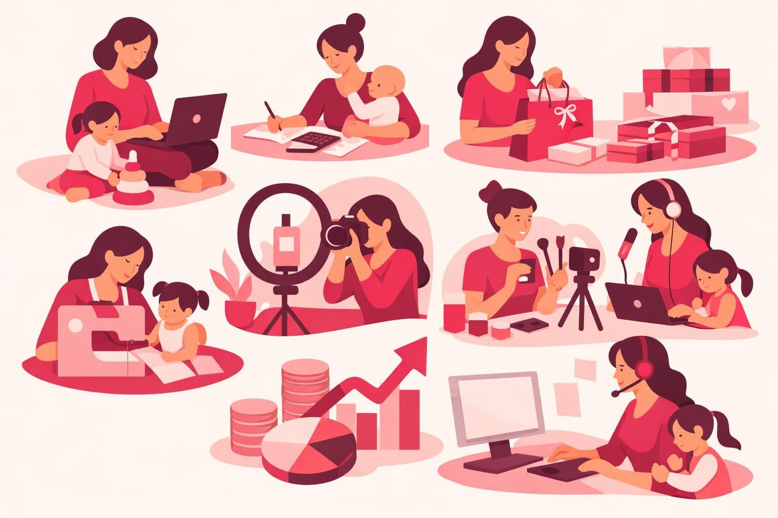 The SAHM income playbook: real numbers from 12 moms