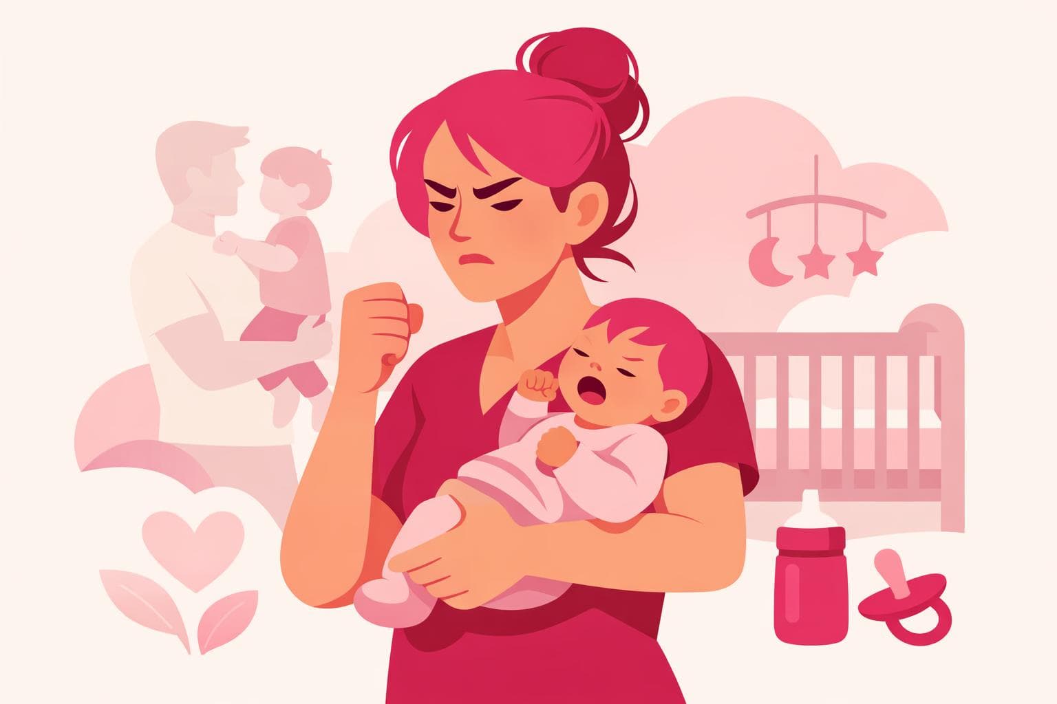 What is postpartum rage and what causes it?
