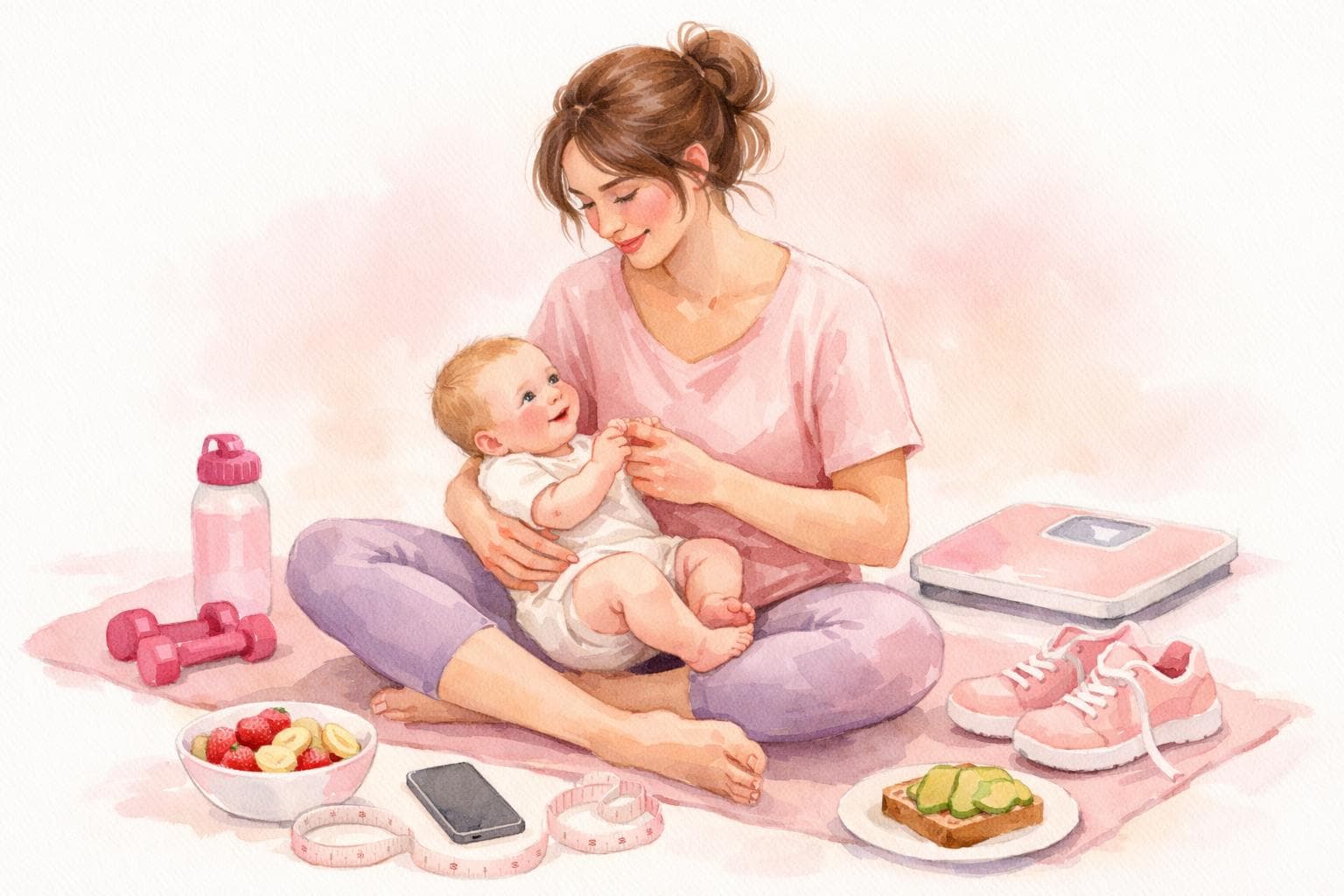 12 realistic postpartum weight loss tips (no "snap back" pressure)