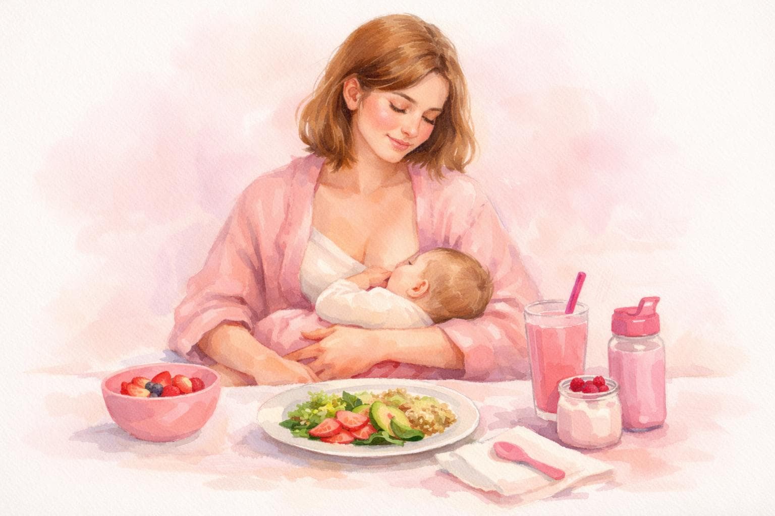 A 4-week postpartum diet plan, breastfeeding-friendly