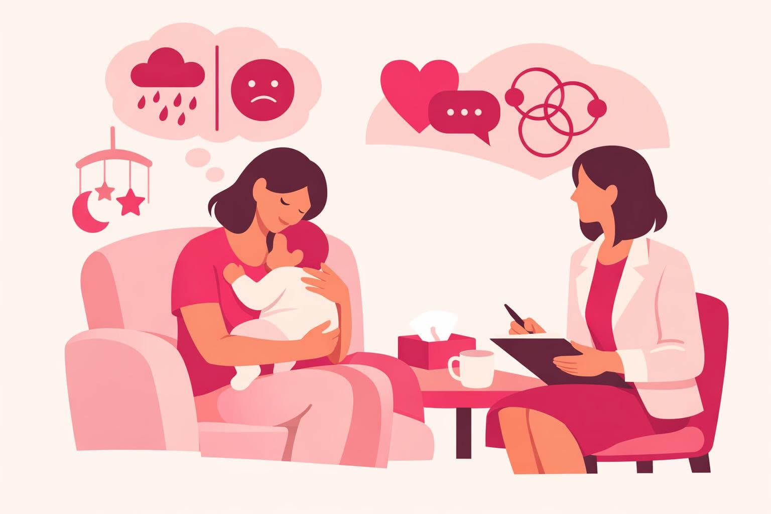 CBT for postpartum depression: how it works and what to expect