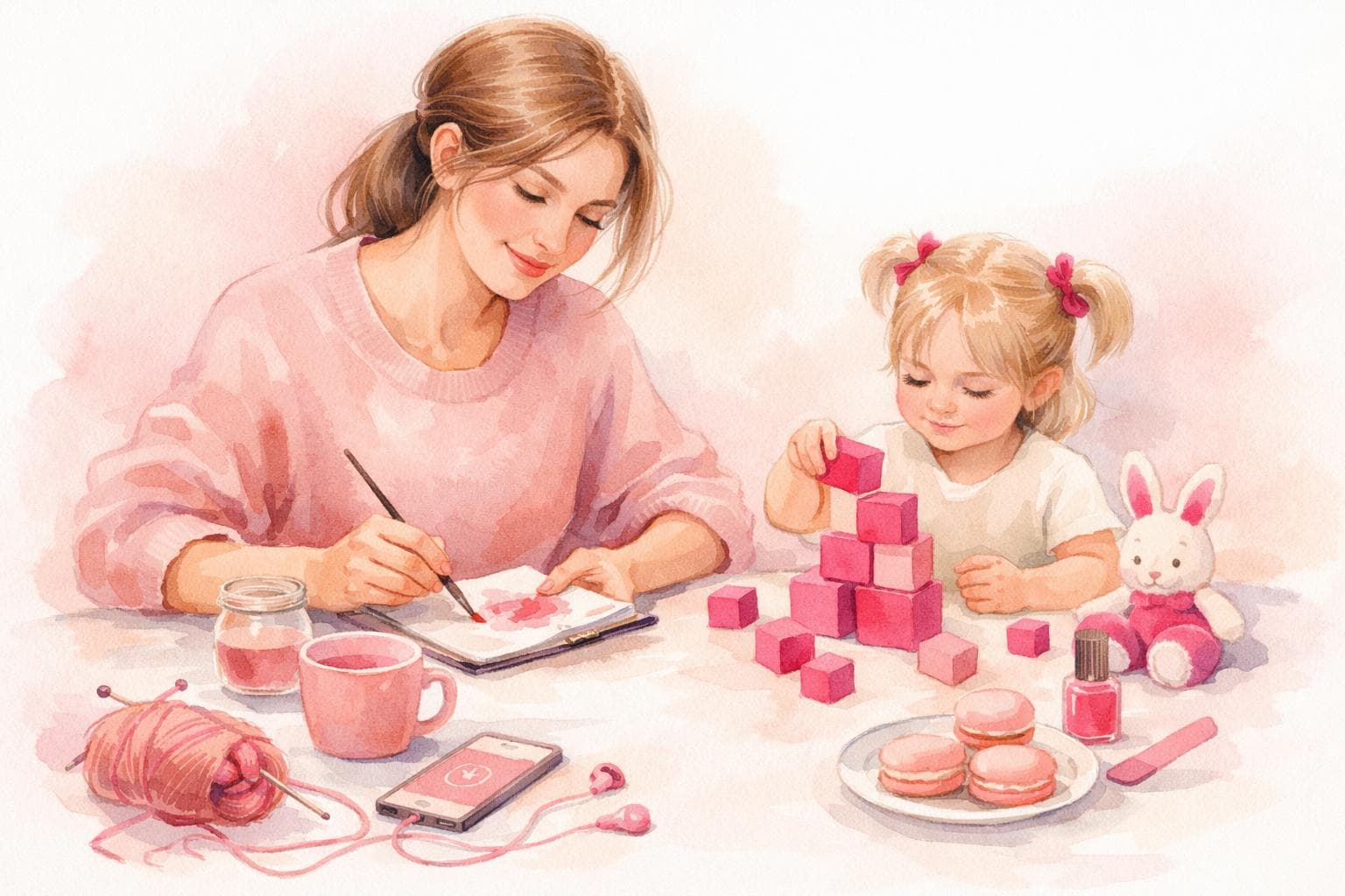 Hobbies for stay-at-home moms with toddlers: under 15 minutes