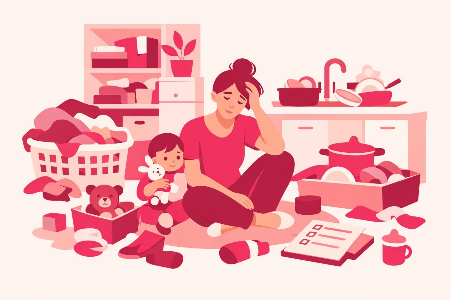 Home organisation for overwhelmed moms: where to even begin