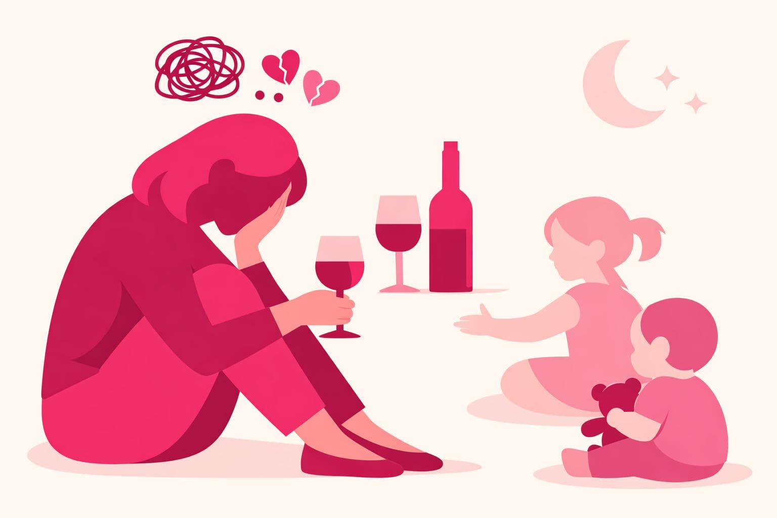 How alcohol affects mom mental health: what we don't talk about enough