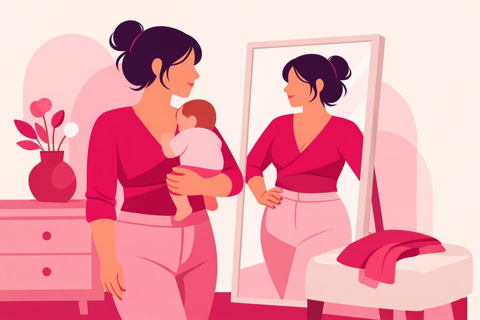 How to dress for your postpartum body without hating every mirror