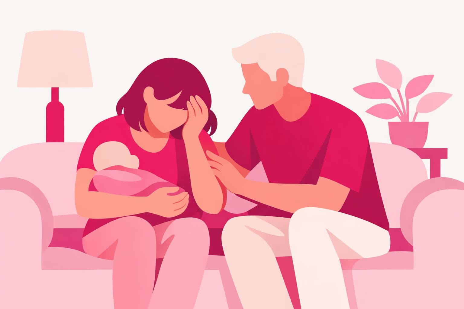 How to support a partner who is struggling postpartum what actually helps