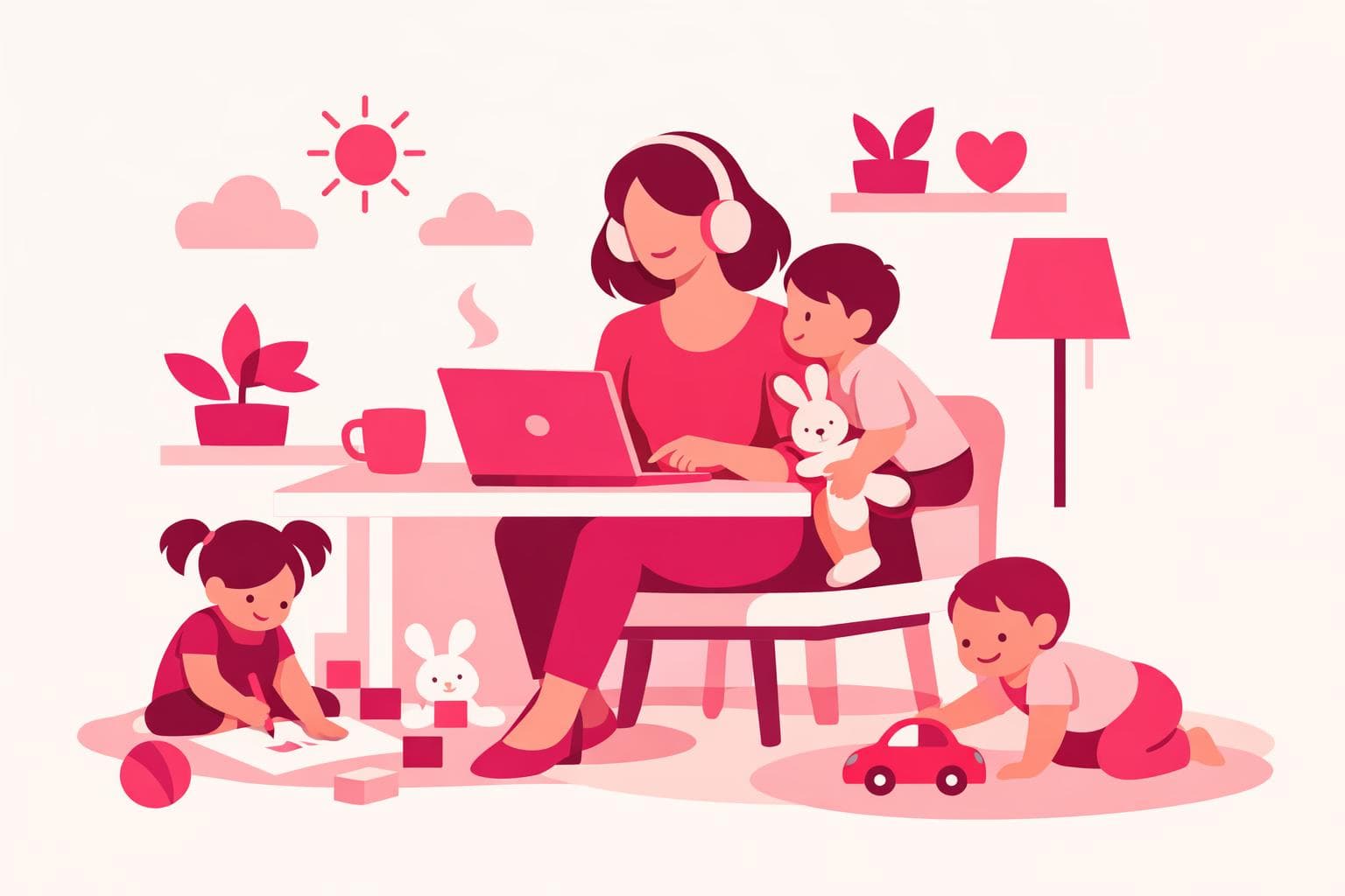 How to work from home with kids around (honestly)