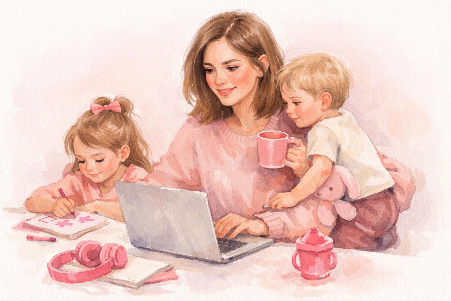 How to work from home with kids around