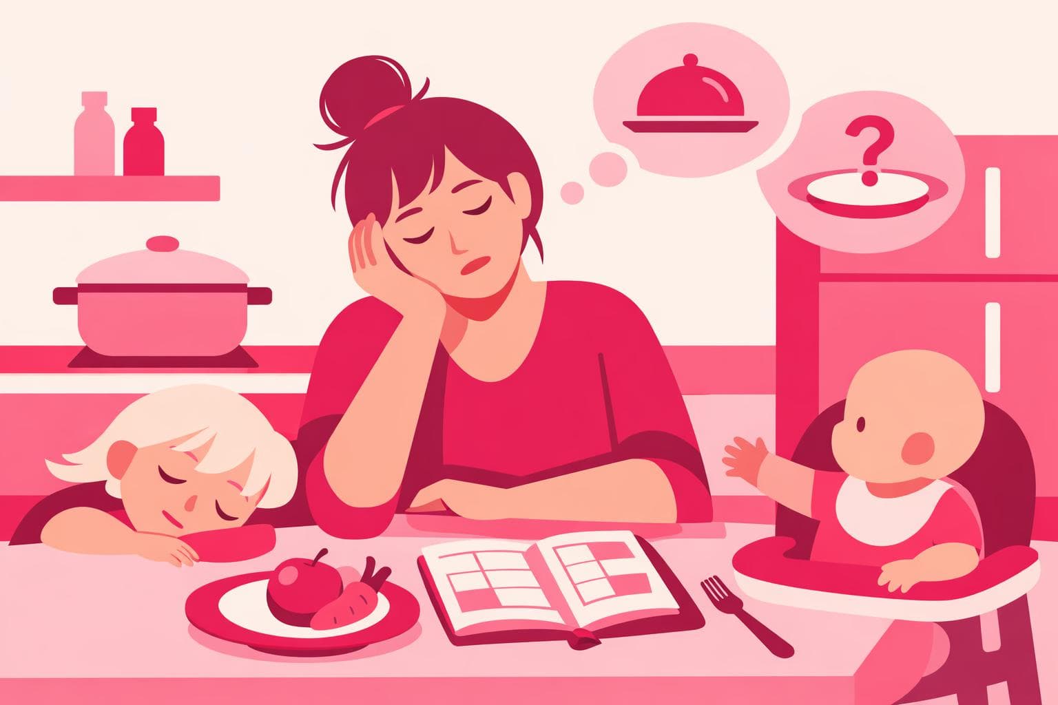Meal planning for moms who are too tired to think about food