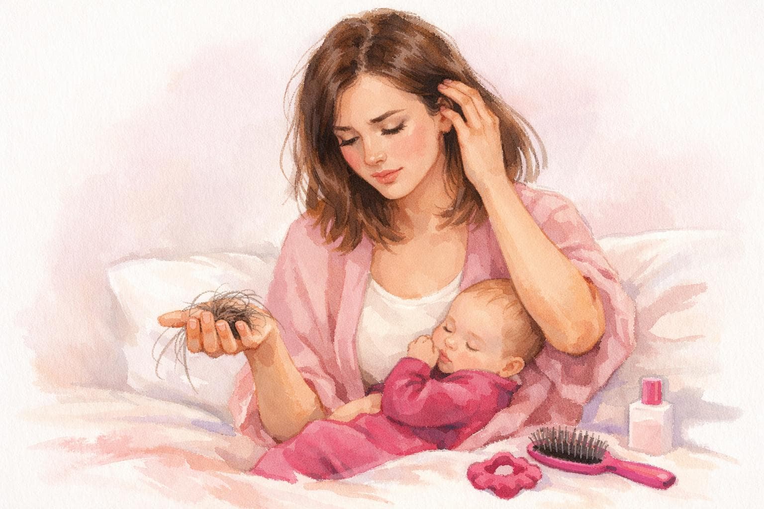 Postpartum hair loss timeline: when it starts, peaks and ends