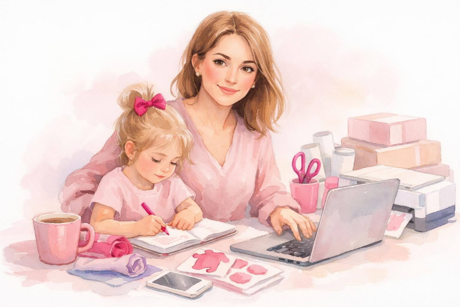 Print-on-demand business for moms: real income from real moms
