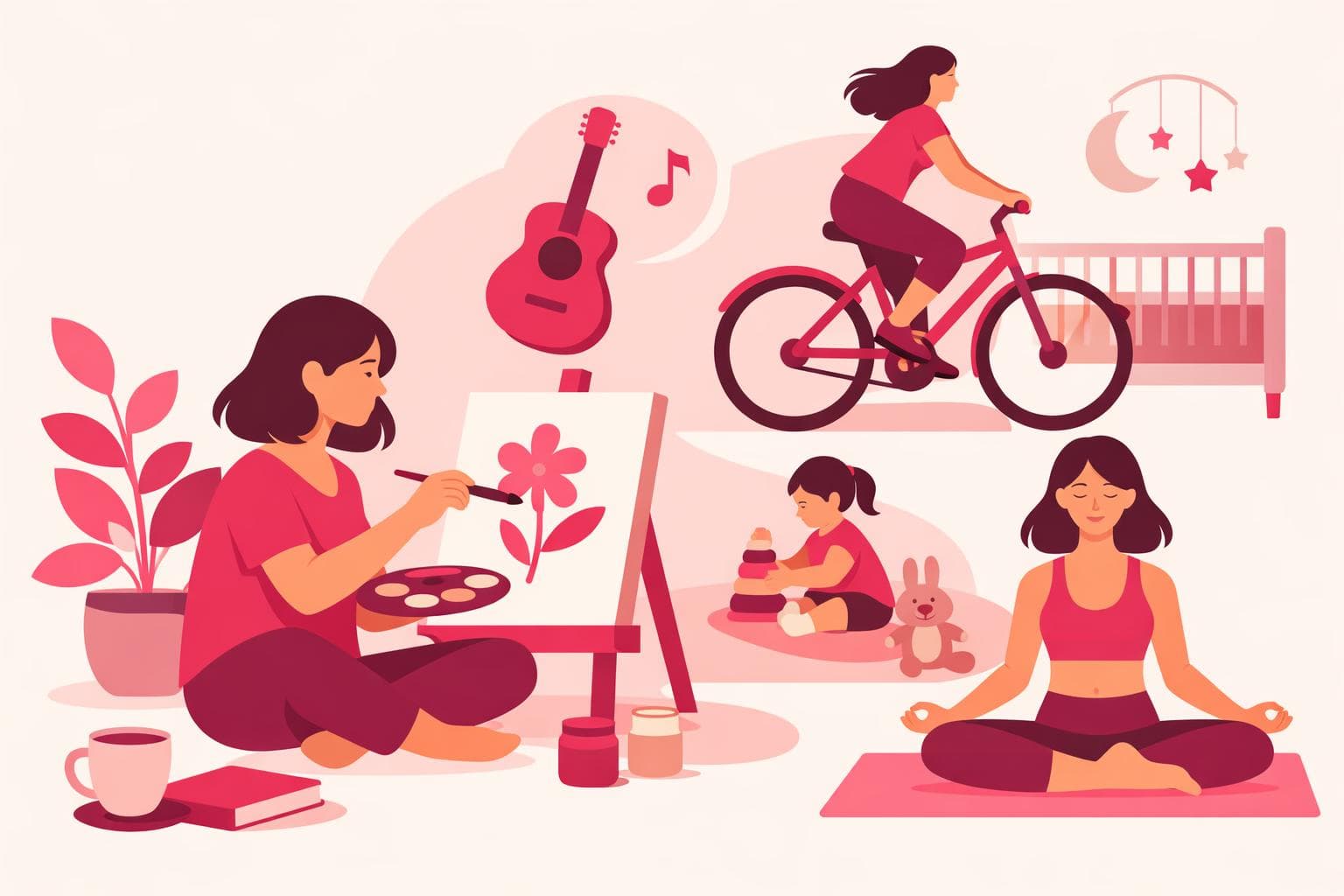 Reclaiming hobbies after motherhood: 27 ideas that fit real life