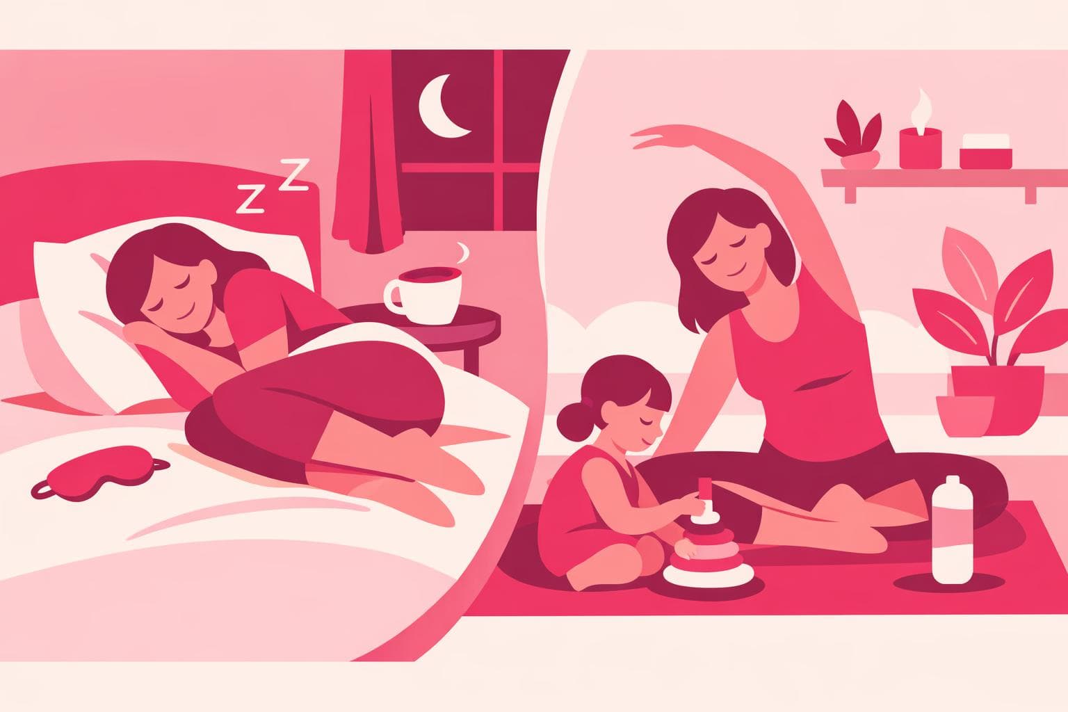 Rest vs recovery for moms: why you need both and how to get them