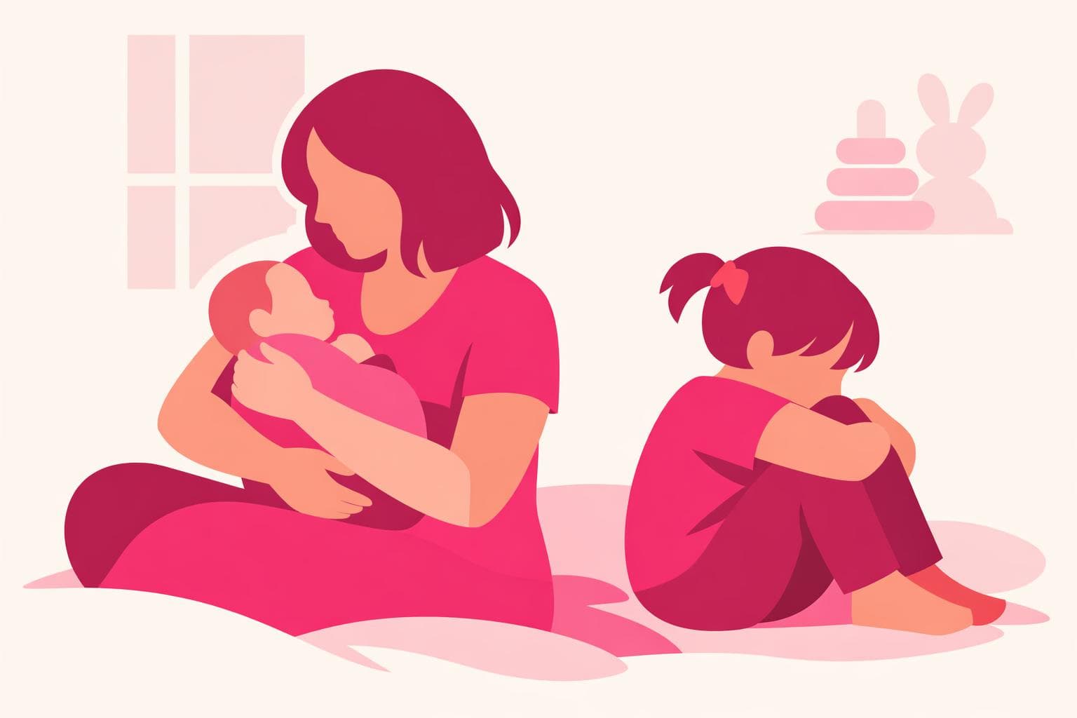 Second child guilt: why you feel like you're failing your firstborn