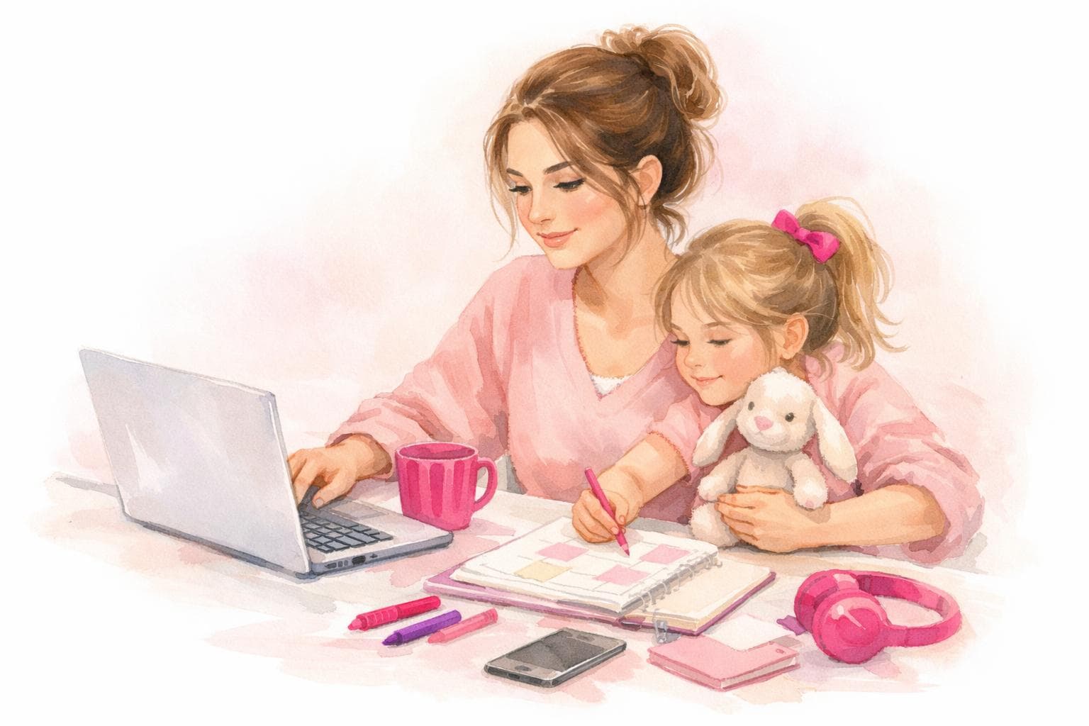 Single mom working from home: a realistic schedule template