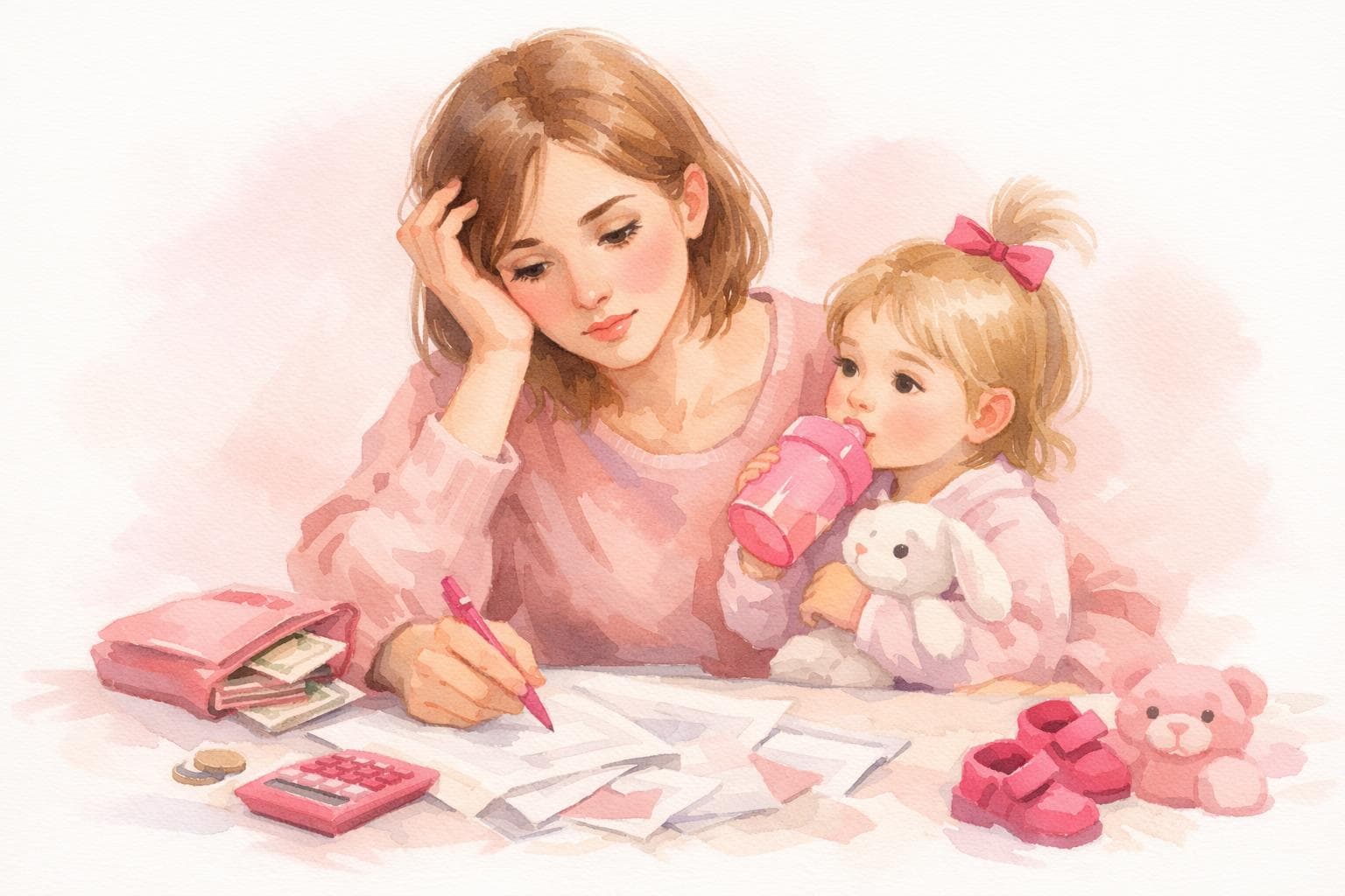 The financial stress of motherhood nobody talks about