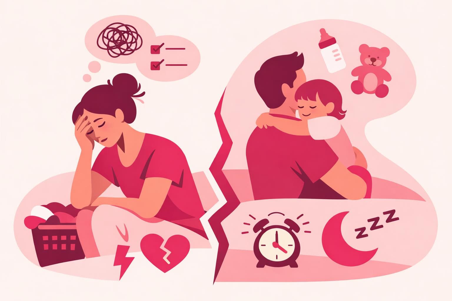 The mental load and anxiety: how they feed each other (and how to break the cycle)