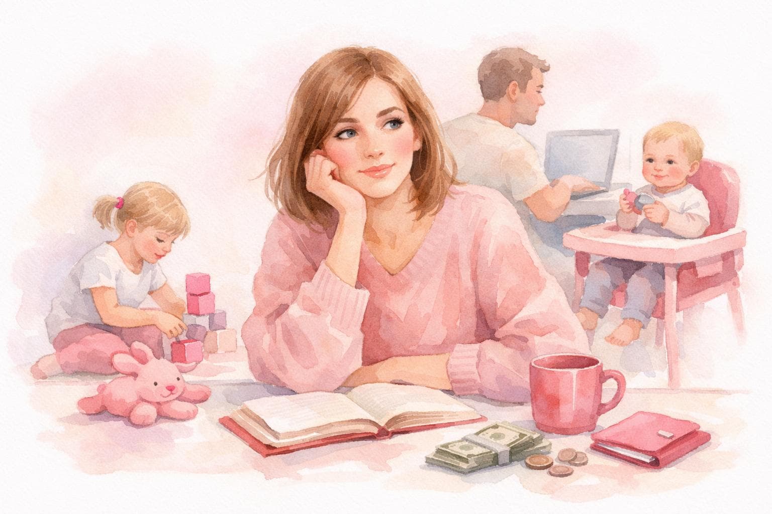 The stay-at-home mom hub: routines, money, identity, loneliness