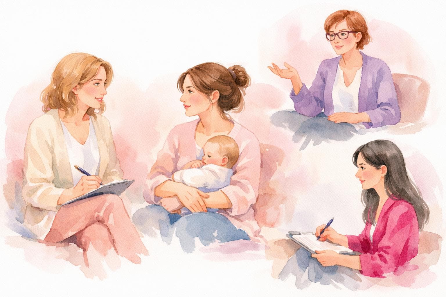 Therapist vs counselor vs psychologist for new moms: quick comparison